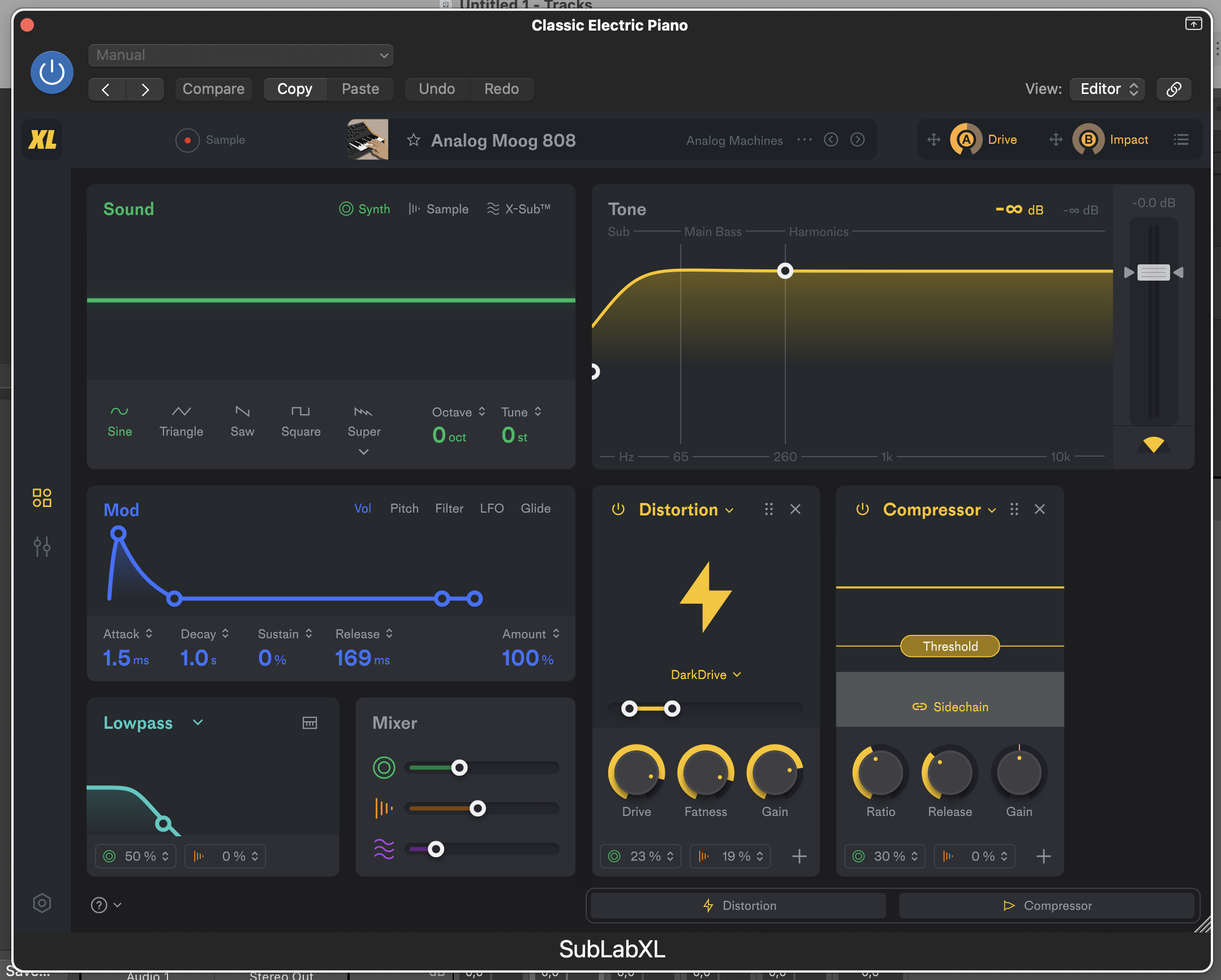FAW (Future Audio Workshop) SubLabXL